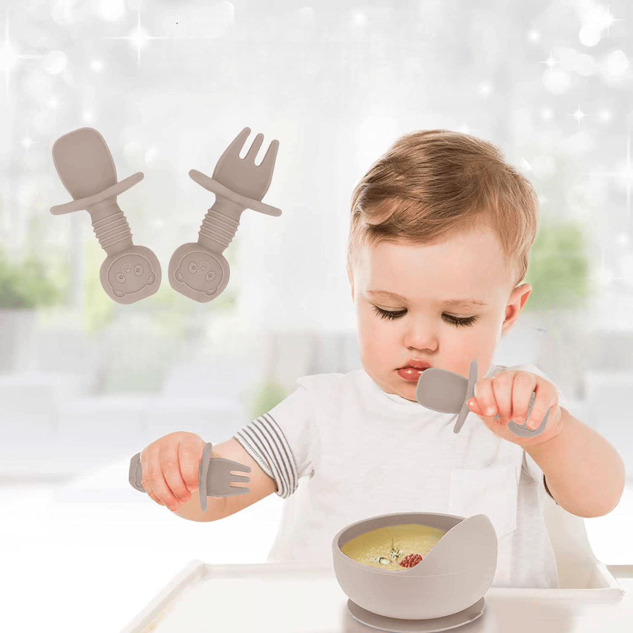 VAISSELLE BEBE - TablewareBabySet™ - Beige