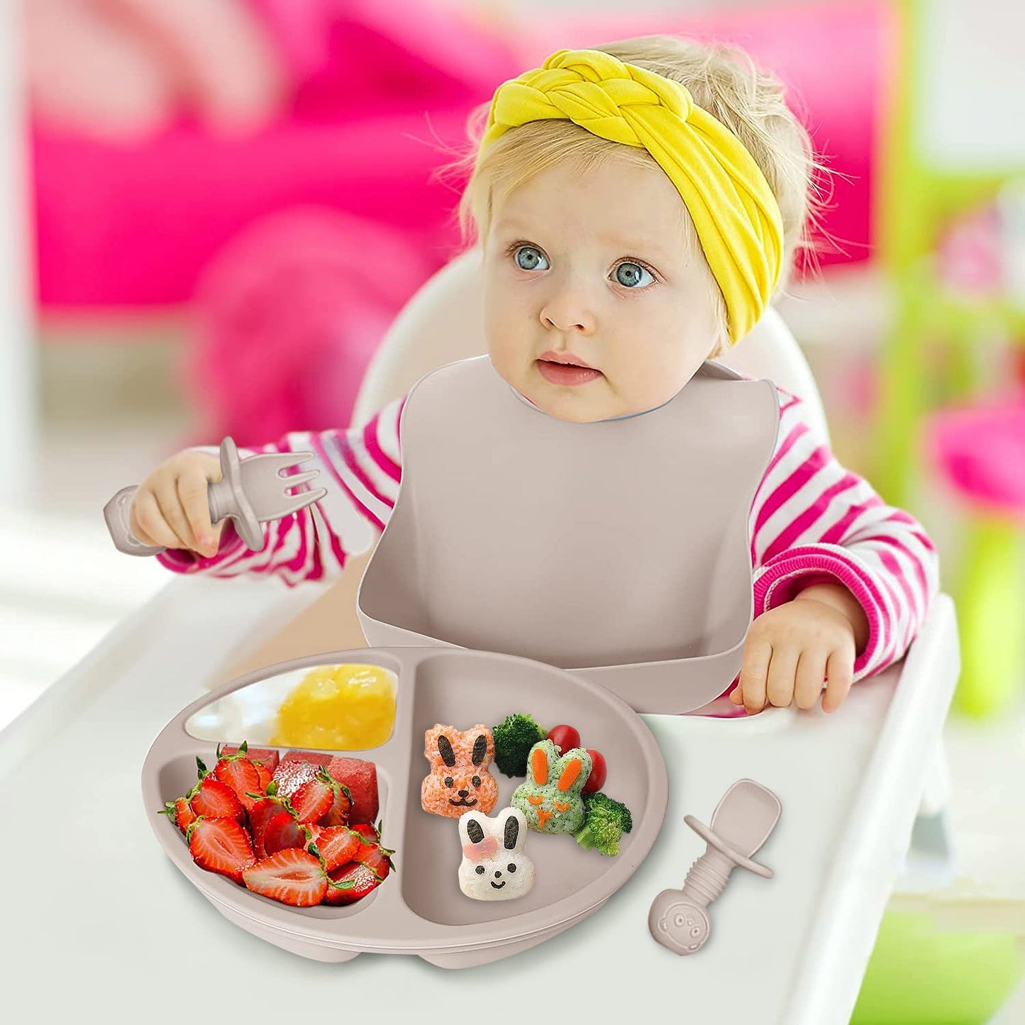 VAISSELLE BEBE - TablewareBabySet™ - Beige