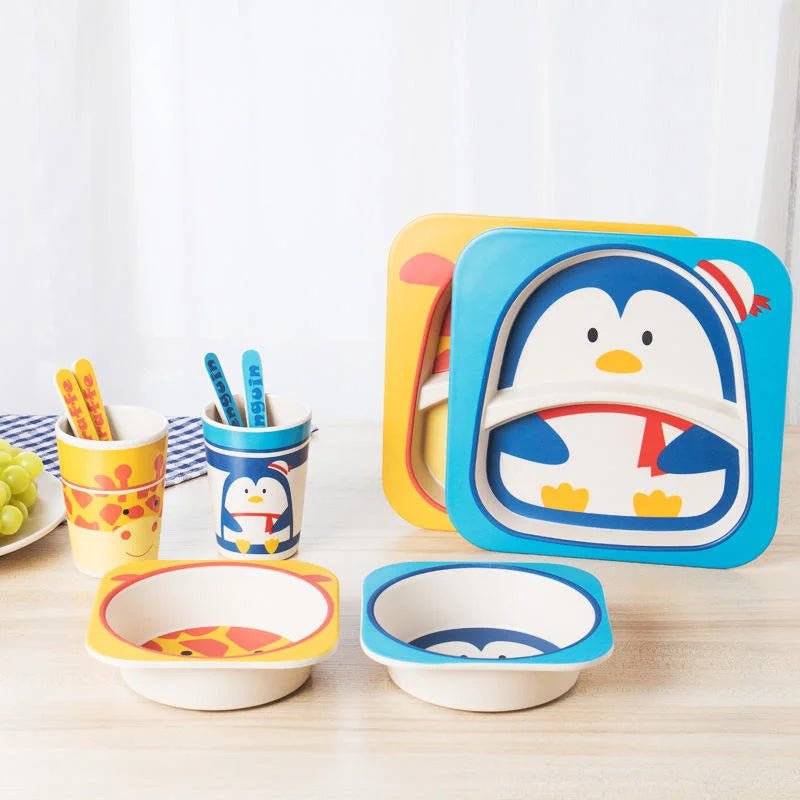 VAISSELLE BEBE - BambooKid™ - Pingouin