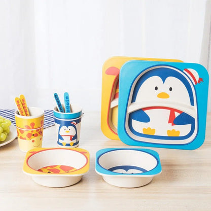 VAISSELLE BEBE - BambooKid™ - Pingouin